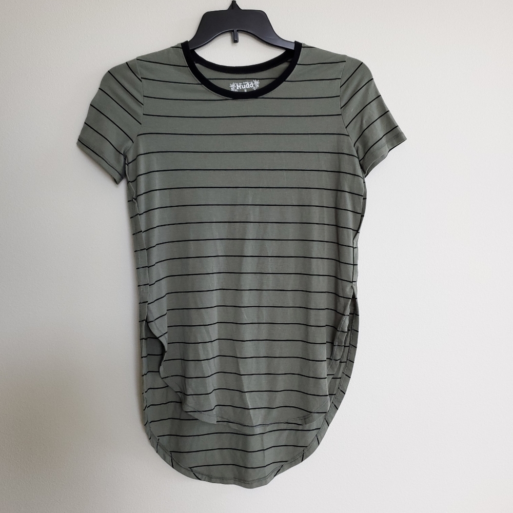 Striped Green Top - Picture 4 of 5